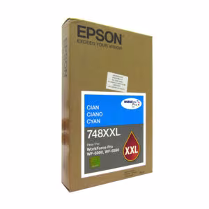 Epson T748XXL Cartucho de Tinta Color Cyan DuraBrite Pro Alta Capacidad