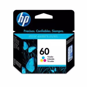 Cartucho de Tinta HP 60 (CC643WL), Tricolor, para HP DeskJet D2530/D2545