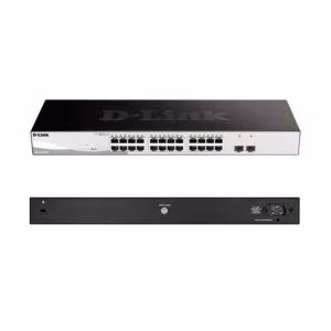 Switch D-Link DGS-1210 Series, Capa L2/L3, 24 RJ-45 GbE, 2 Puertos SFP 1GbE