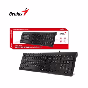 Teclado Genius SlimStar 230, USB Negro Sp (31310010402)