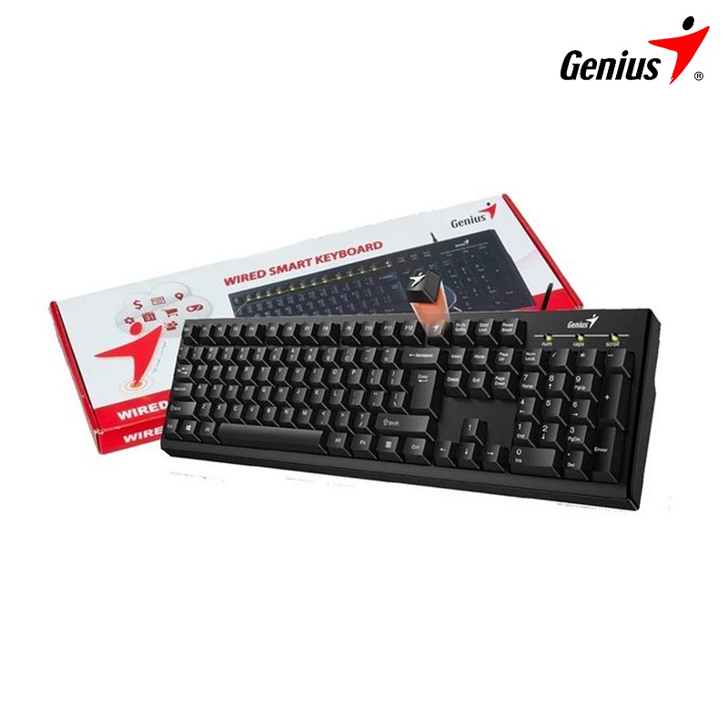 1-22.jpg Teclado Genius Smart KB-100, USB Español, Black (31300005401) - Imagen 1