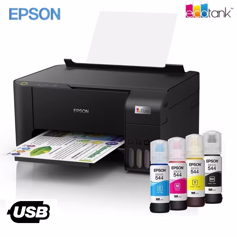 1-25-1.jpg Impresora Epson EcoTank L3210 Multifuncional, USB - Imagen 1