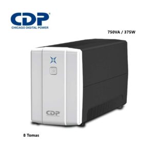 UPS Interactivo CDP R-UPR758i 750VA / 375W 220V, 8 Tomas