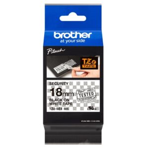 Cinta de Seguridad Brother Tze-SE4 (18 mm x 8 mts)