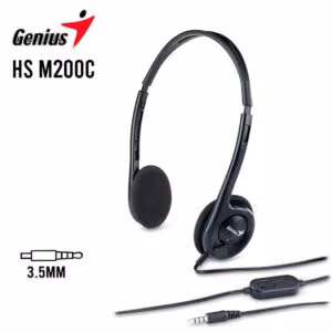 Audífono con Micrófono Genius HS-M200C, para Notebook Black