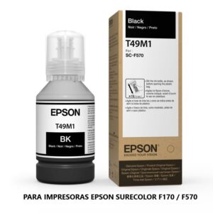 Tinta de Sublimación Epson T49M1 Color Negro para F170 / F570
