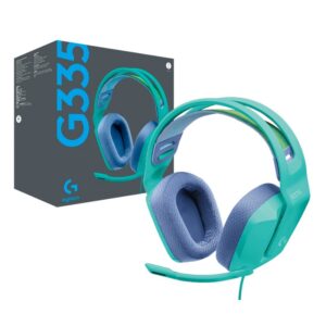 Audífono Gamer Logitech G335, 3.5mm, Mint