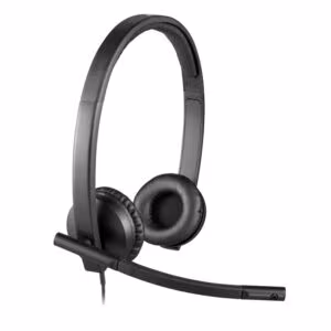 Audífono con Micro Logitech B2B H570E USB Stereo Black