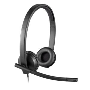 Audífono con Micro Logitech B2B H570E USB Stereo Black