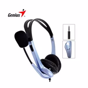 Audífono con Micrófono. Genius HS-04S, para SmartPhone, Noise Cancelling