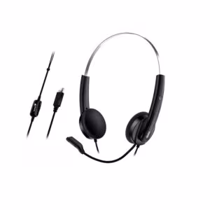 Audífono con Micrófono Genius HS-200U USB Black