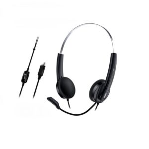 Audífono con Micrófono Genius HS-200U USB Black