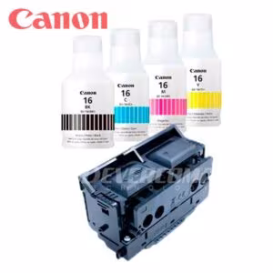 Pack Kit de Tintas Canon GI-16 Bk, C, m, y + Cabezal Ph-S