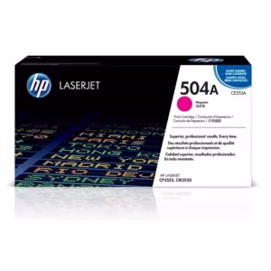Tóner HP 504A Magenta LaserJet Original (CE253A) para LaserJet CP3525