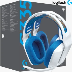 Audifono Logitech G335 blanco cable 3.5mm 240g gaming multiplatforma