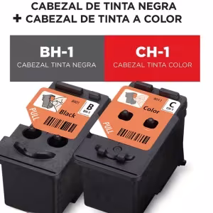 Cabezal Canon BH-1 CH-1 combo kit 0692C005AA negro y color PIXMA G