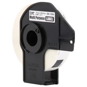 Cinta Brother DK-1204 rollo 400 etiquetas troqueladas multipropósito 17x54mm, para QL-800, QL-810W