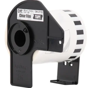 Instalacion cinta Brother DK-2113 transparente impresora QL-800 QL-1100 62mm
