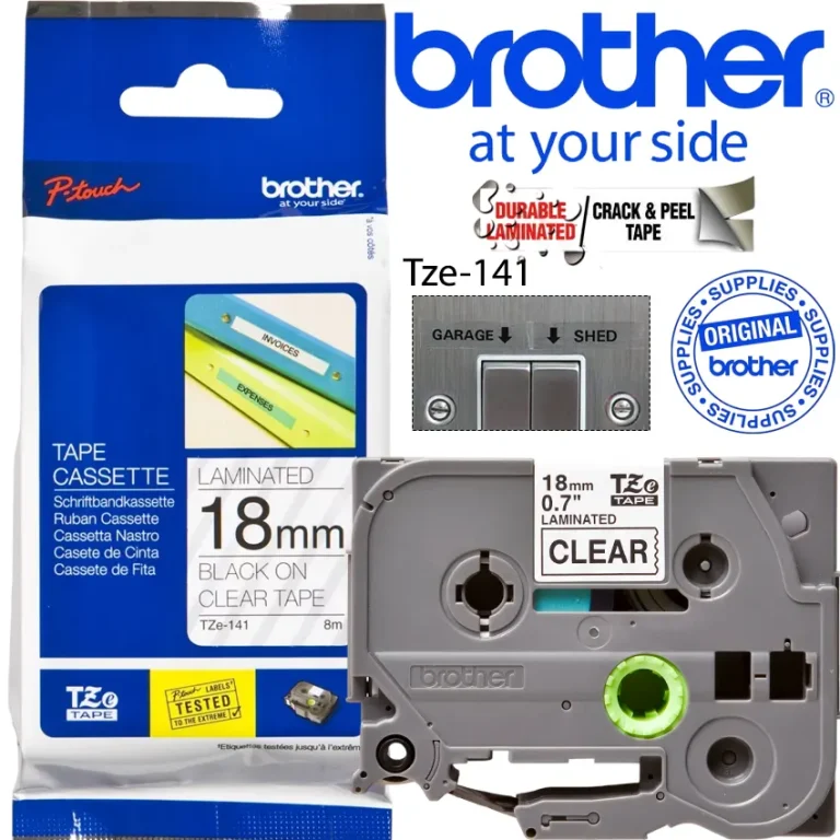 Cinta-laminada-Brother-TZe-141-18mm-8m-negro-sobre-transparente-P-touch-TZe