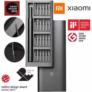 Destornillador precision Xiaomi Mi Kit 24 puntas acero S2 aluminio gris