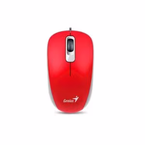 Mouse Genius Dx-110, USB Óptico 1000 DPI, Rojo