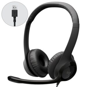 Audífono con Micrófono Logitech H390 USB Noise Cancelling