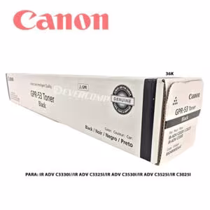 Tóner Canon GPR-53 Black 36.000 Páginas