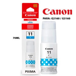 Tinta Canon GI-11 Cian para G2160 / G3160 70ml