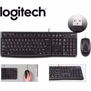 Teclado + Mouse Logitech MK120 USB Black