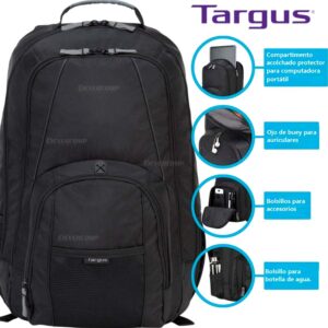 Mochila Targus Groove 17" para Laptop y Accesorios (CVR617LP)