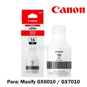 Tinta Canon GI-16 Bk Black GX6010 / GX7010 170ml