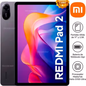Tablet Xiaomi Redmi Pad 2 4GB 128GB Pantalla 2K 11" Wi-Fi