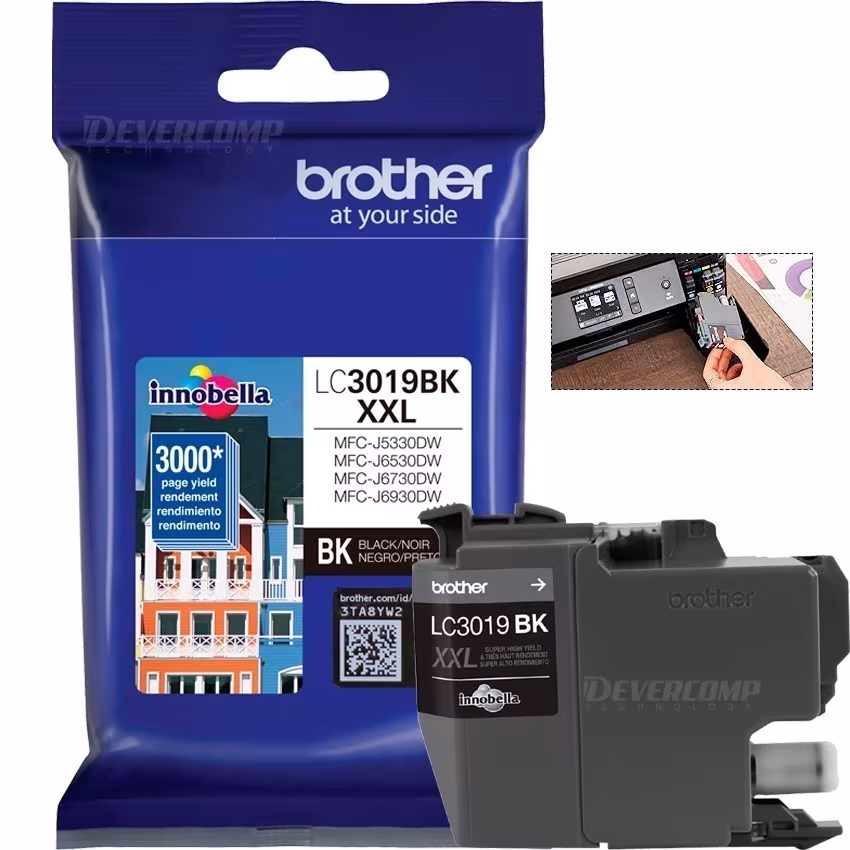 WEB2-31.jpg Tinta Brother LC-3019BK Black para MFC-J5330DW / J6730DW - Imagen 1