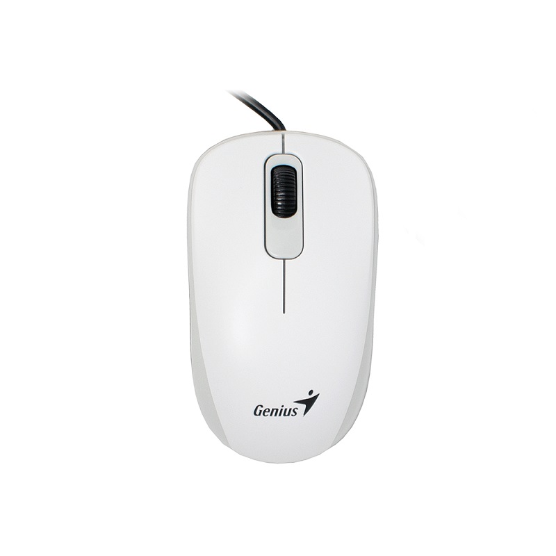blanco3.jpg Mouse Genius Dx-110, USB Óptico 1000 DPI, Blanco - Imagen 1