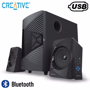 Parlante Subwoofer Creative E2500, 2.1, Bluetooth, Black (51MF0485AA001)