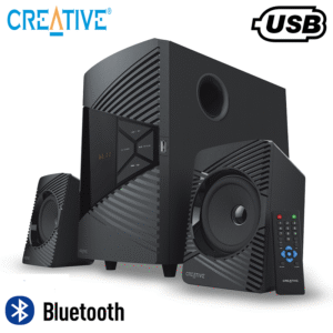Parlante Subwoofer Creative E2500, 2.1, Bluetooth, Black (51MF0485AA001)