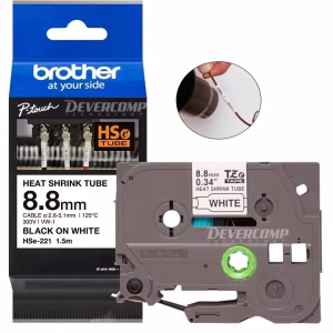 Cinta Termocontraible Brother HSe-221 (8.8mm x 1.5 mts)