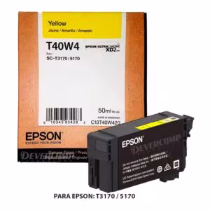 Tinta Epson T40W420 Yellow para SureColor T3170 / 5170