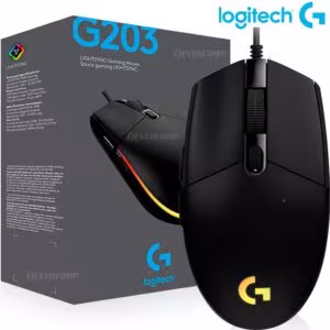 Mouse Logitech G203 RGB Lightsync 8000 DPI Black USB