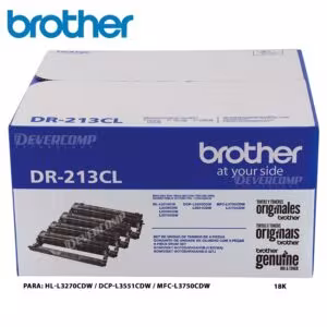 Tambor Brother DR-213CL 18,0000 Páginas L3270/ L3551/ L3750