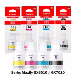 Pack de Tinta Canon GI-16 Serie Maxify GX6010 / GX7010