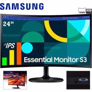 Monitor Samsung 24" LS24D360GALXPE Full Hd VA 100Hz