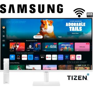 Monitor Smart Samsung M5 27' LS27DM501ELXPE Full Hd Wi-Fi