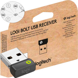 Receptor Logitech Logi Bolt USB Conecta Hasta 6 Dispositivos