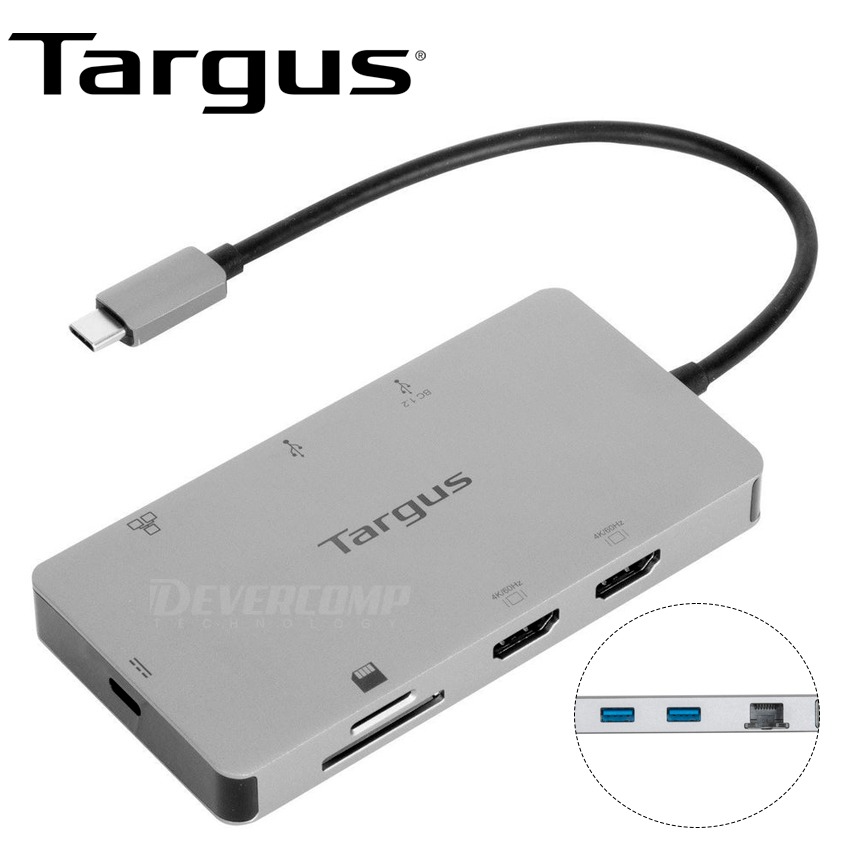 web-22-2.jpg Docking Station Targus USB-C Card Reader HDMI 4K Power 100W - Imagen 1