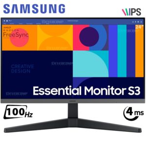 Monitor Samsung 24" LS24C330GALXPE IPS Full Hd 100Hz