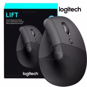 Mouse Logitech Lift Vertical Wireless Bluetooth Black