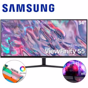 Monitor Samsung 34" ViewFinity S5 UltraWide 100Hz