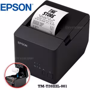 Impresora Epson Térmica TM-T20IIIL USB/Serial Black