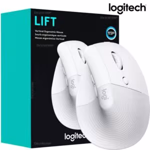 Mouse Logitech Lift Vertical Wireless Bluetooth Blanco